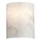 Andalucia 10" High Alabaster Dust Glass Wall Sconce