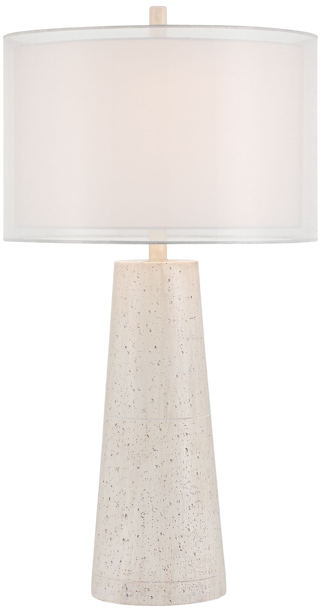 Possini Euro Design Possini Euro Travertine 31 1/2" High Faux Marble Modern Table Lamp