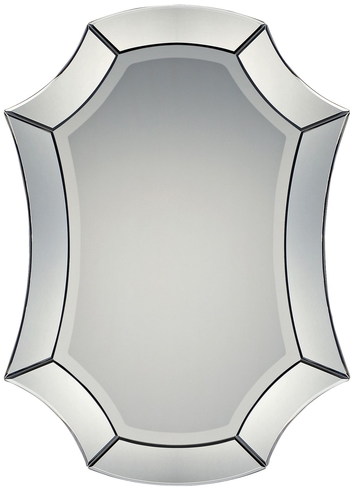 Quoizel Grace Black 24" x 33" Wall Mirror