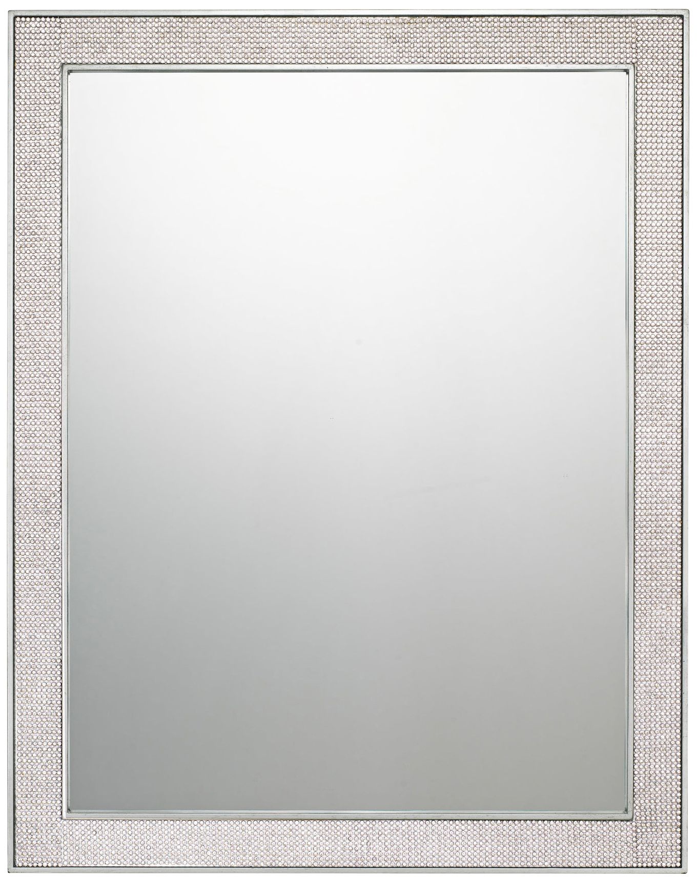 Quoizel Evoke Silver Leaf 22" x 28" Wall Mirror