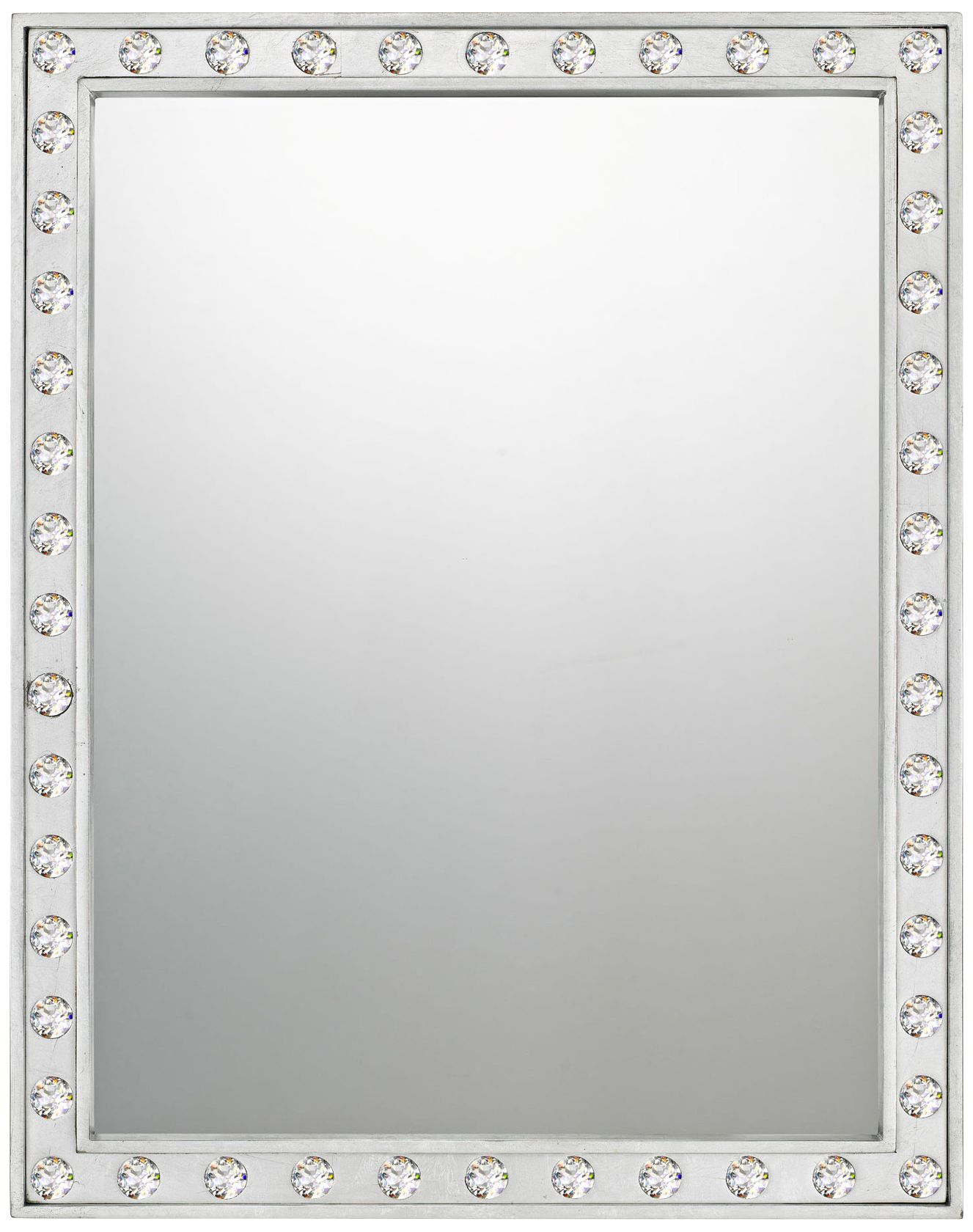 Quoizel Fame Silver Leaf 22" x 28" Wall Mirror