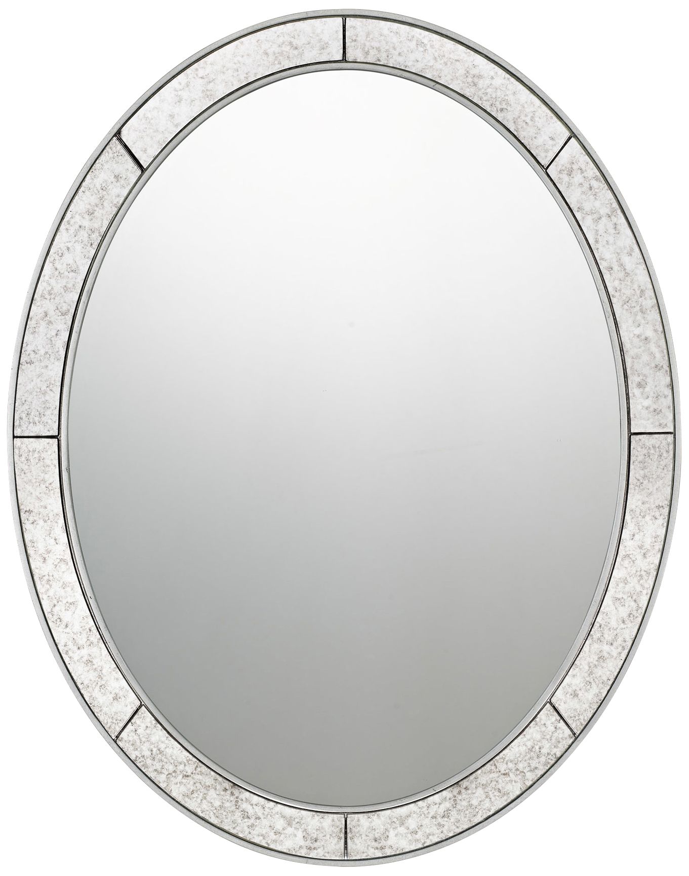 Quoizel Revival Silver Leaf 22" x 28" Wall Mirror
