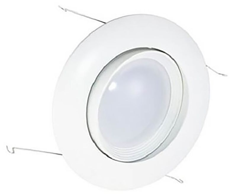 6" White Gimbal Retrofit 15W LED Eyeball Downlight 43E49 Lamps Plus