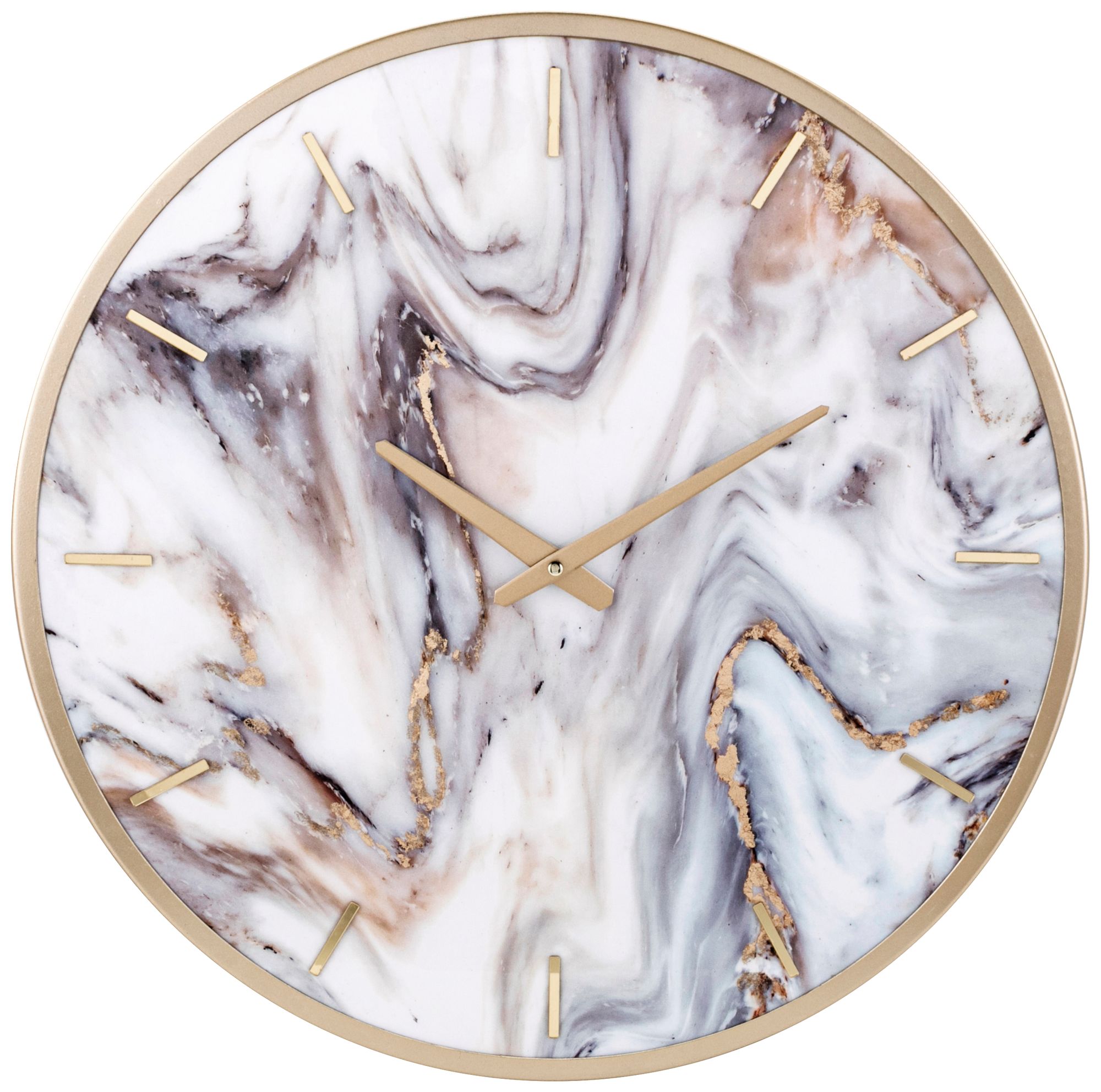 Shirke Multi-Color 19 3/4" Round Wall Clock