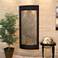 Pacifica Waters 69"H Black and Green Stone Wall Fountain