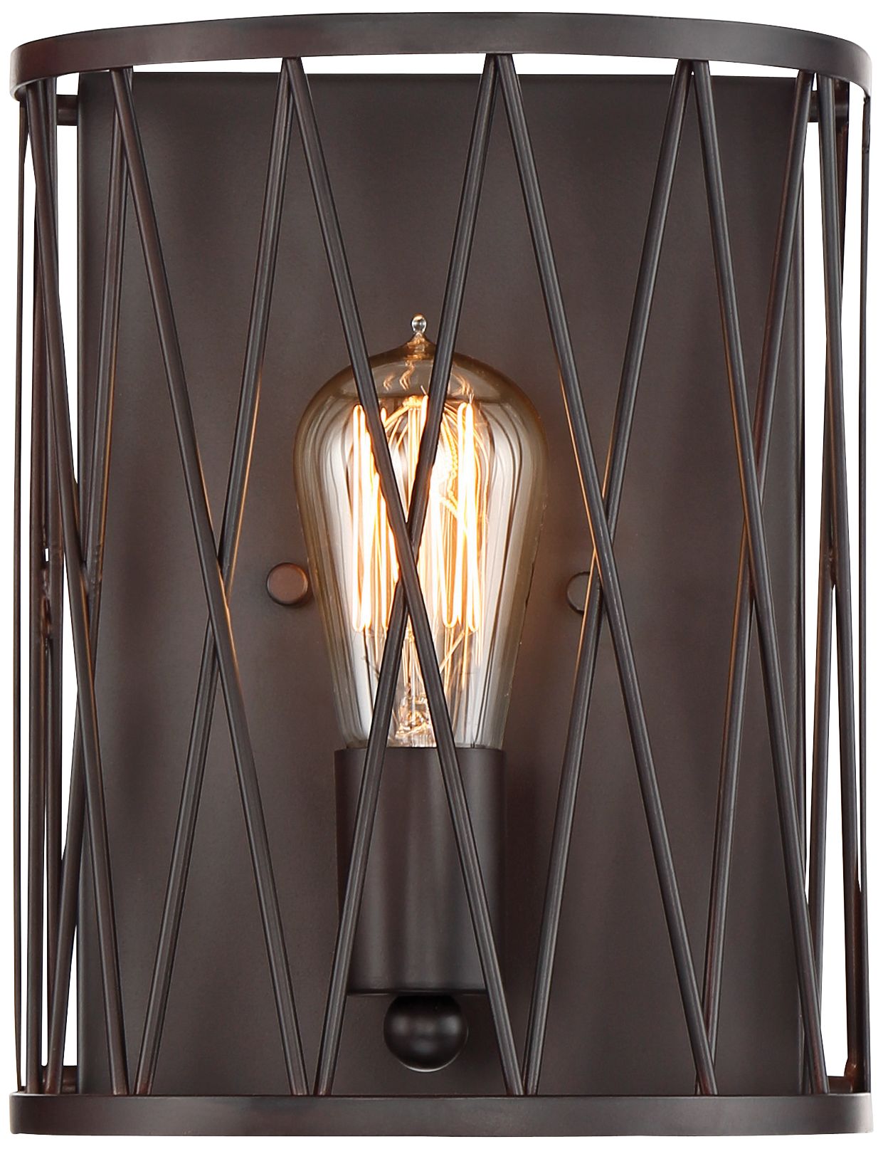 Arris 10" High Vintage Bronze Wall Sconce