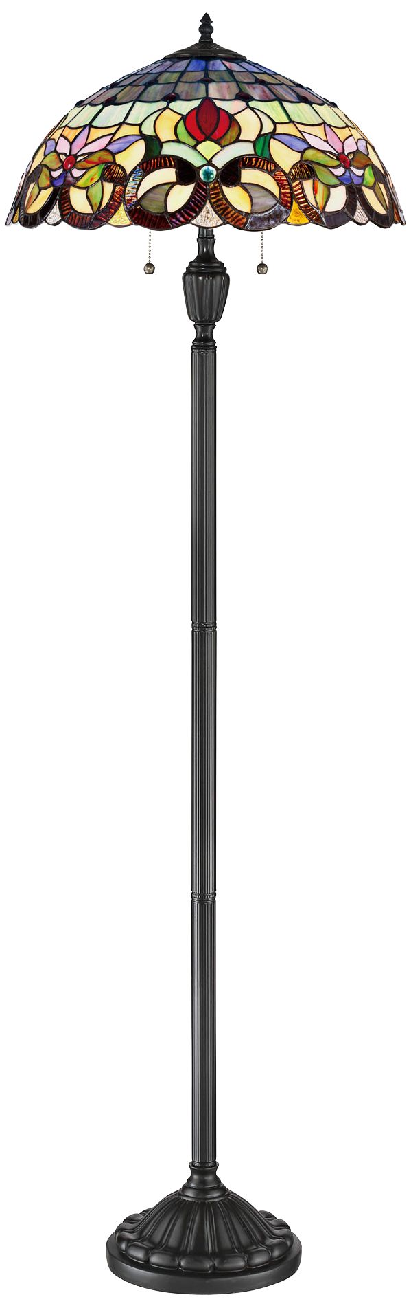 Quoizel Tiffany Pull Chain Floor Lamps Lamps Plus