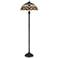 Quoizel Lyric Vintage Bronze Tiffany-Style Floor Lamp