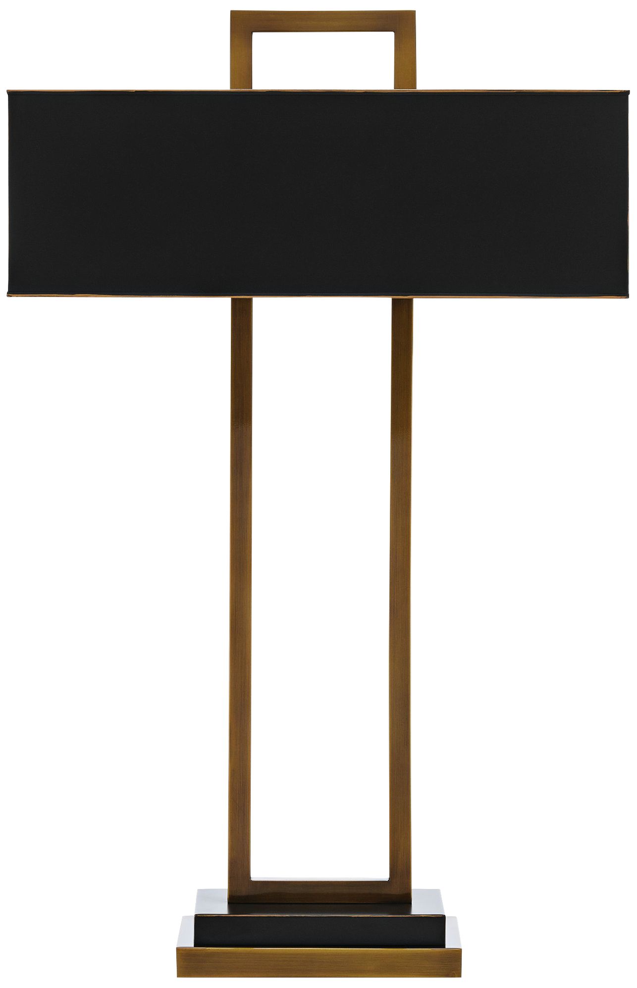 Otto Antique Brass and Oil-Rubbed Bronze Table Lamp