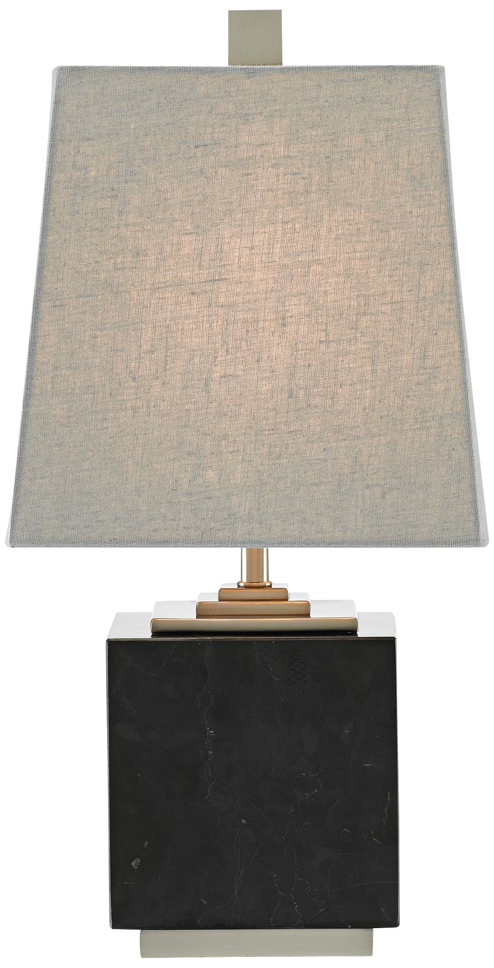 Mairin 16 1/2" High Black Marble Accent Table Lamp