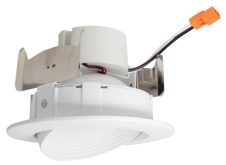 Elco 4" White Adjustable Gimbal Insert LED Recessed Trim