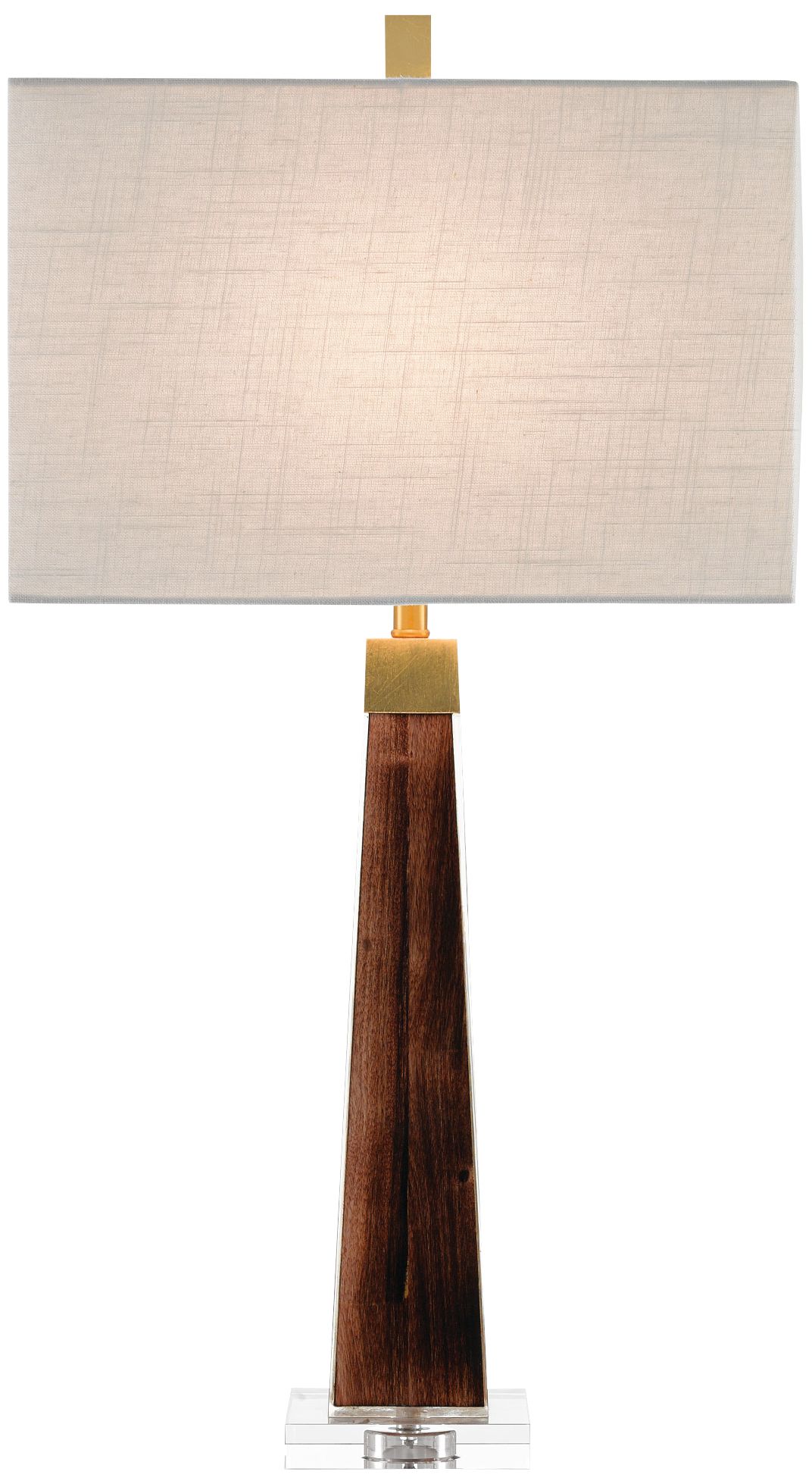 Currey and Company Ryland Burnt Wood Table Lamp