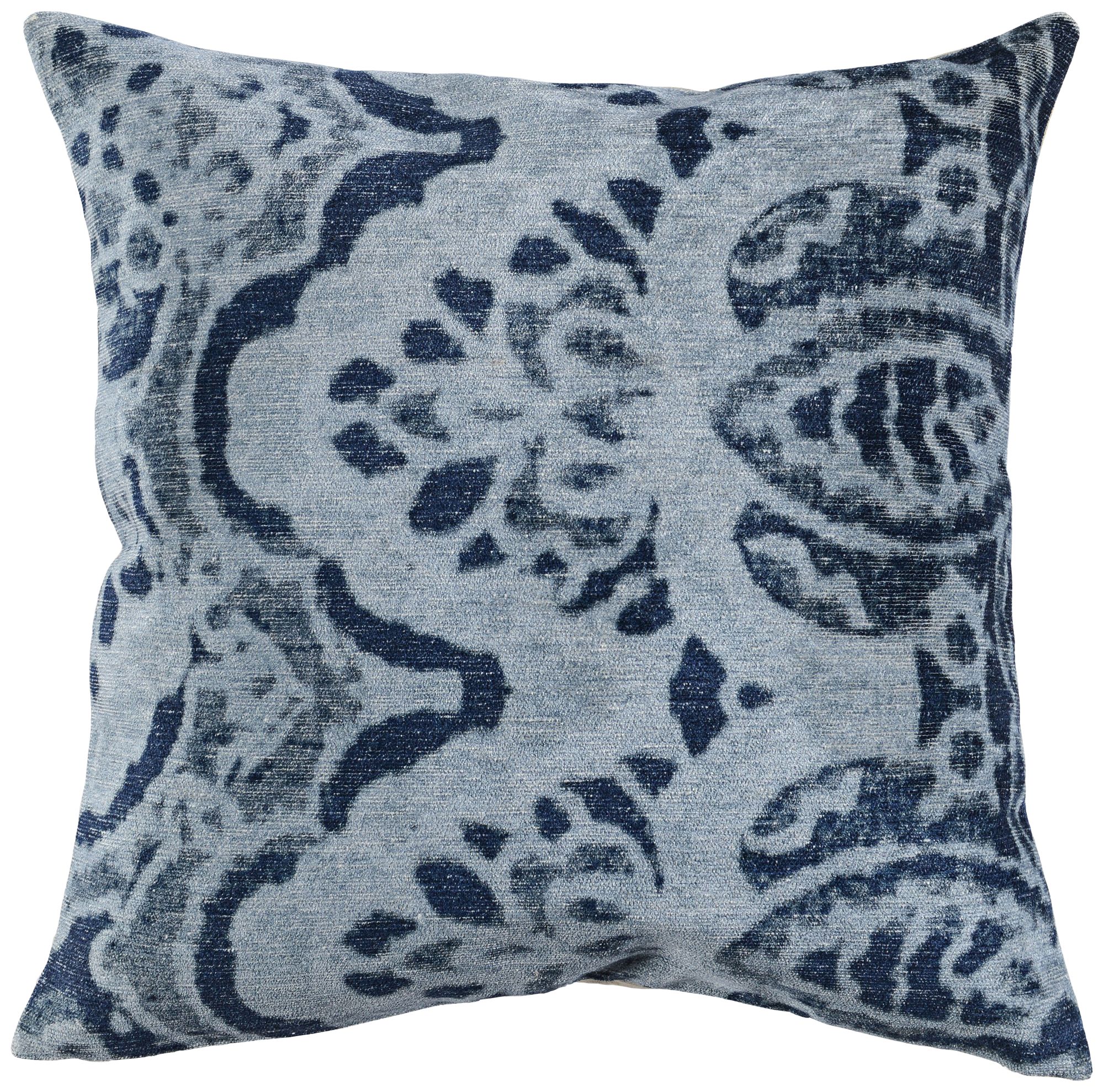 Luna Dusty Blue 20" Square Throw Pillow 43X09 Lamps Plus
