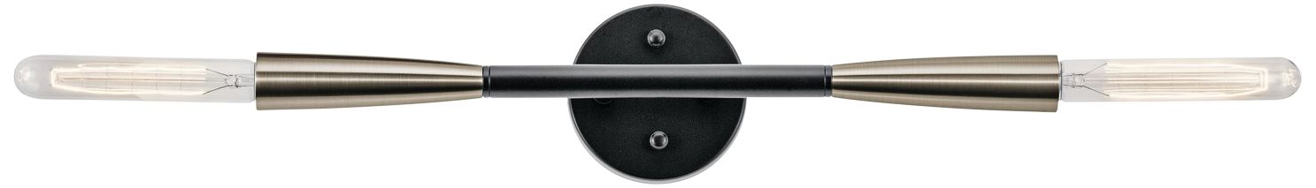 Kichler Branches 20 3/4" High Black 2-Light Wall Sconce