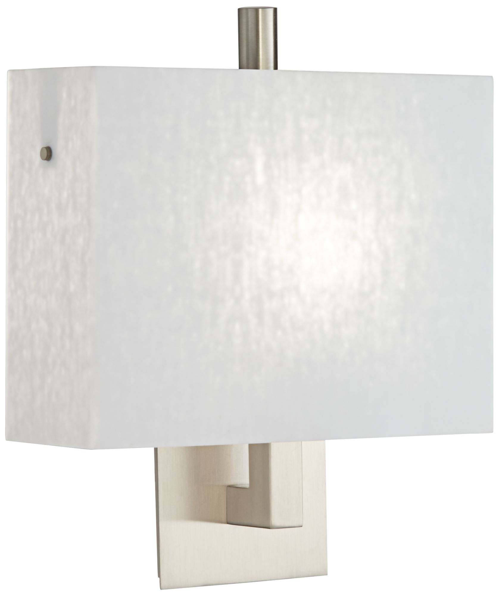 Casandra 12 1/2" High Brushed Nickel Wall Sconce