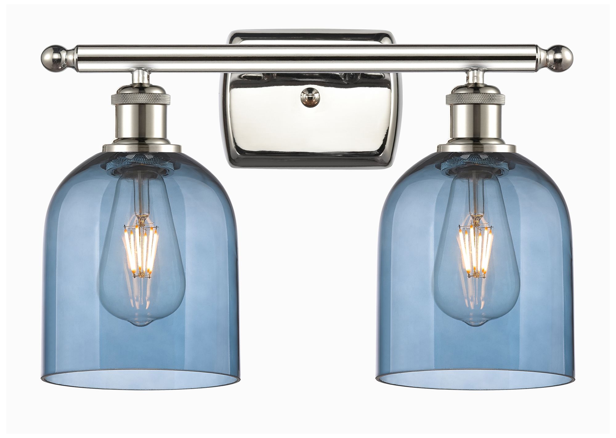 Innovations Lighting Ballston Bella 10 1/2"h Polished Nickel 2-light Wall Sconce