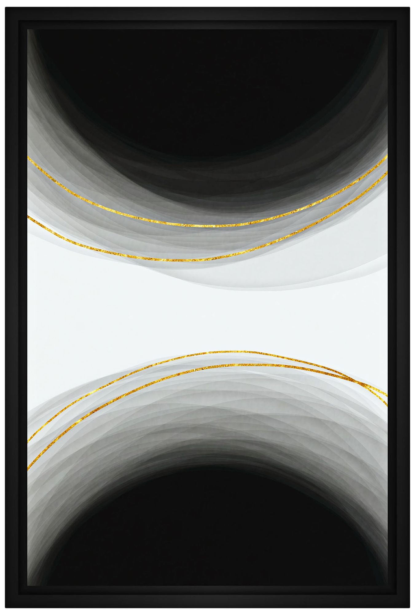 Gray Dreams 21 3/4" High Framed Canvas Wall Art