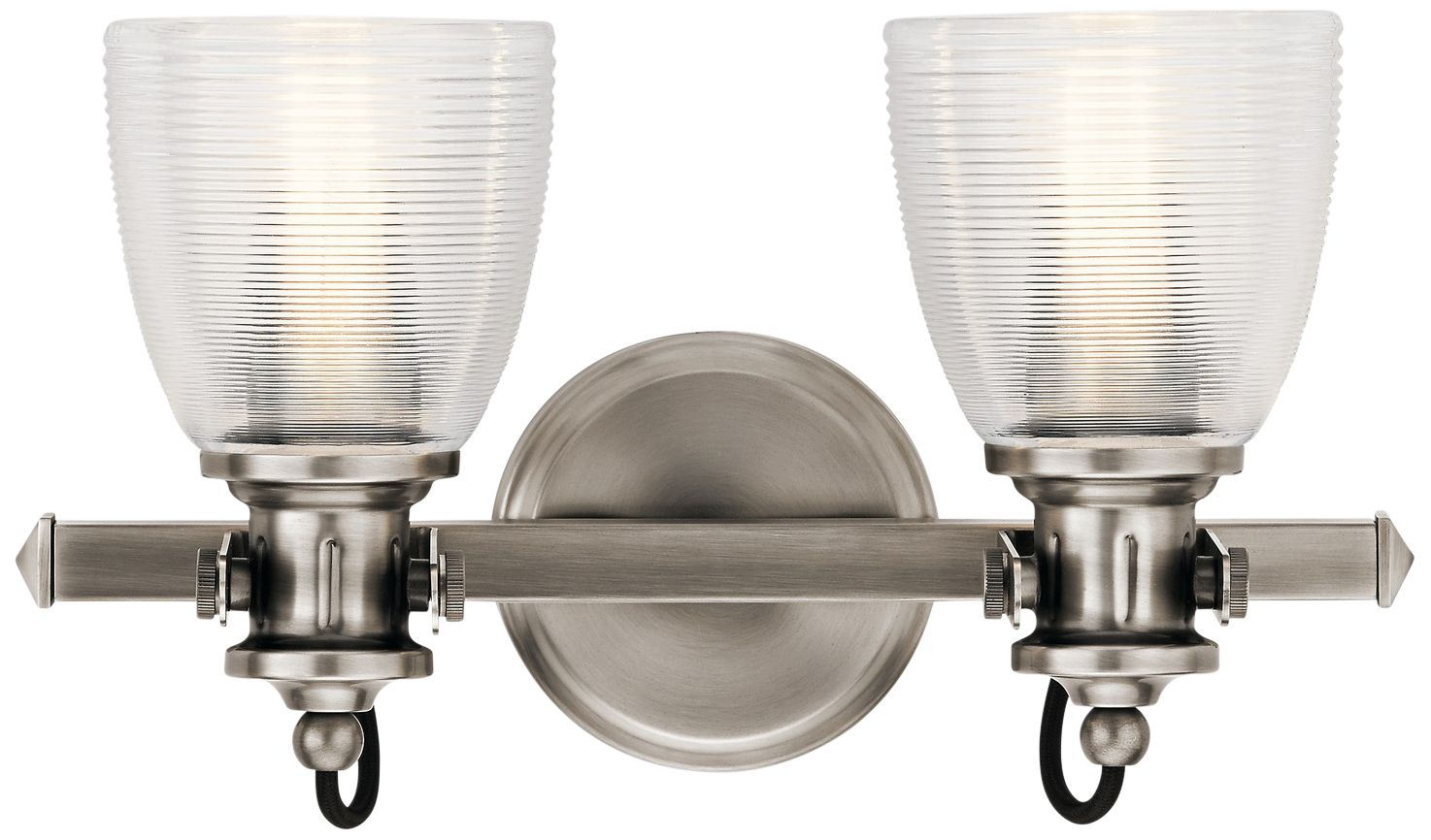 Kichler Flagship 9 1/2"H Classic Pewter 2-Light Wall Sconce