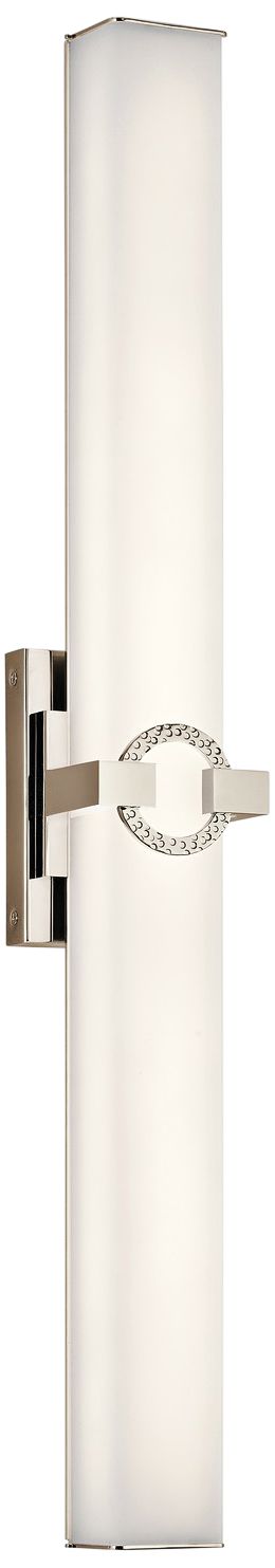 Kichler Bordeaux 32" Wide Polished Nickel LED Bath Light