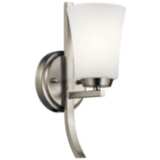 Kichler Tao 12 1/2&quot; High Brushed Nickel Wall Sconce