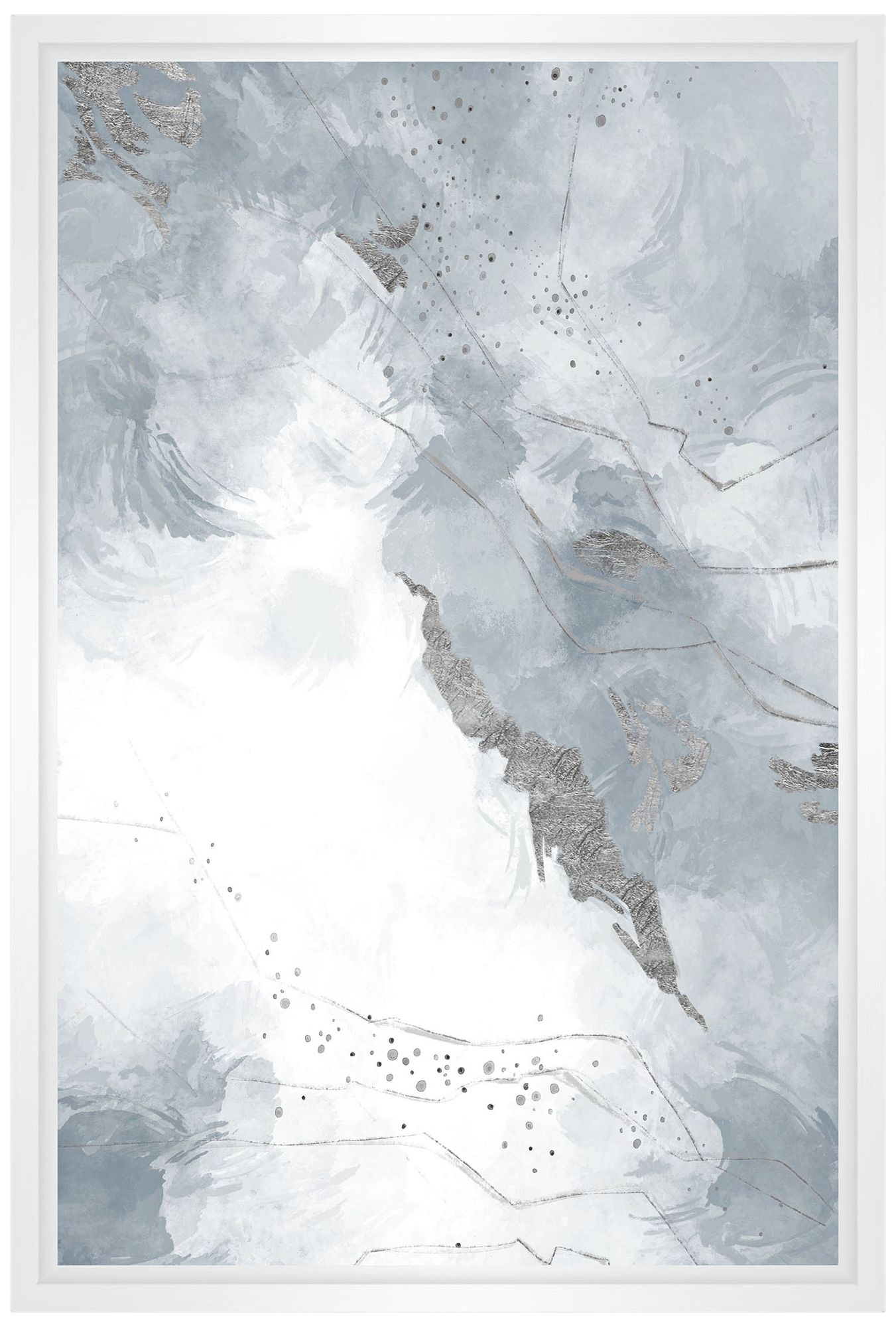 Through The Clouds Framed Canvas Wall Art