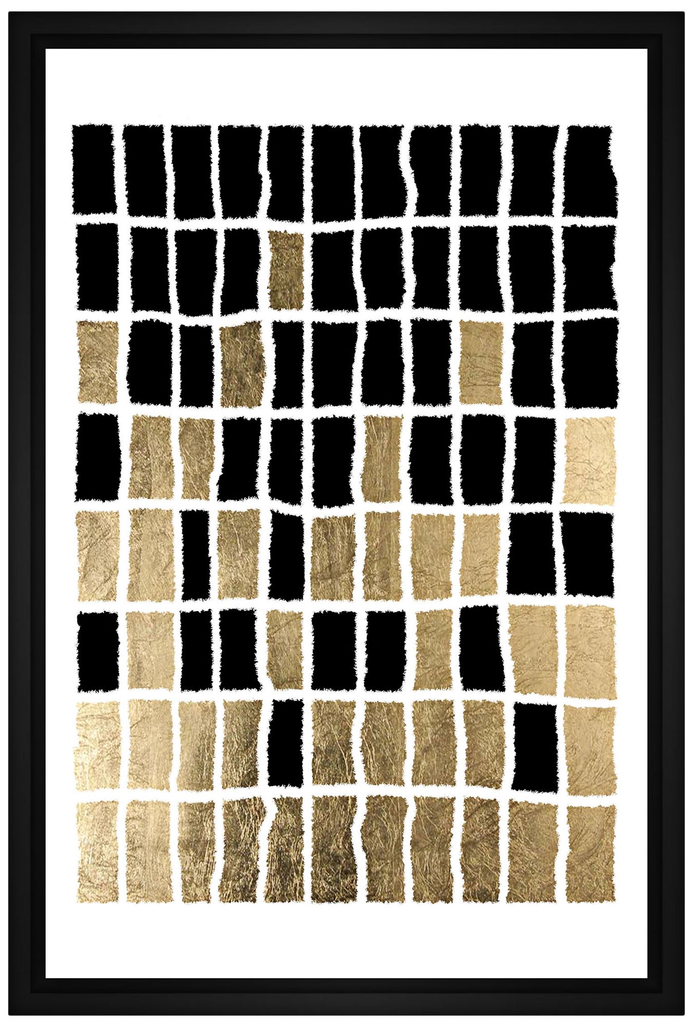 Rectangles Framed Canvas Wall Art 44C71 Lamps Plus