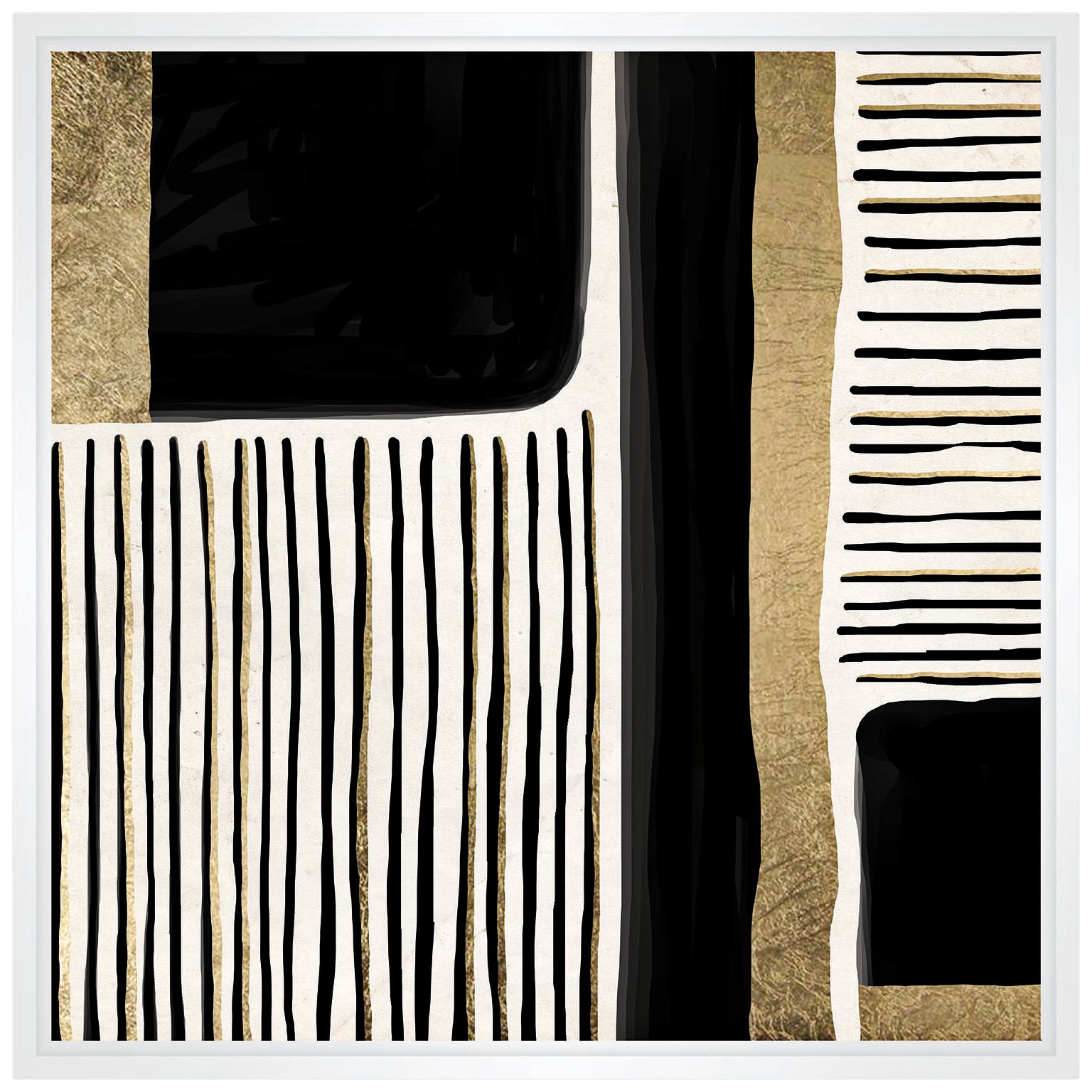 Linear Pattern Play Framed Canvas Wall Art 44C85 Lamps Plus