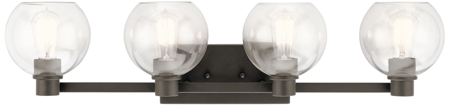 Kichler Harmony 33 1/2" Wide Olde Bronze 4-Light Bath Light