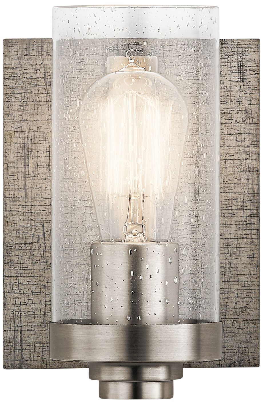 Kichler Dalwood 8 1/4" High Classic Pewter Wall Sconce