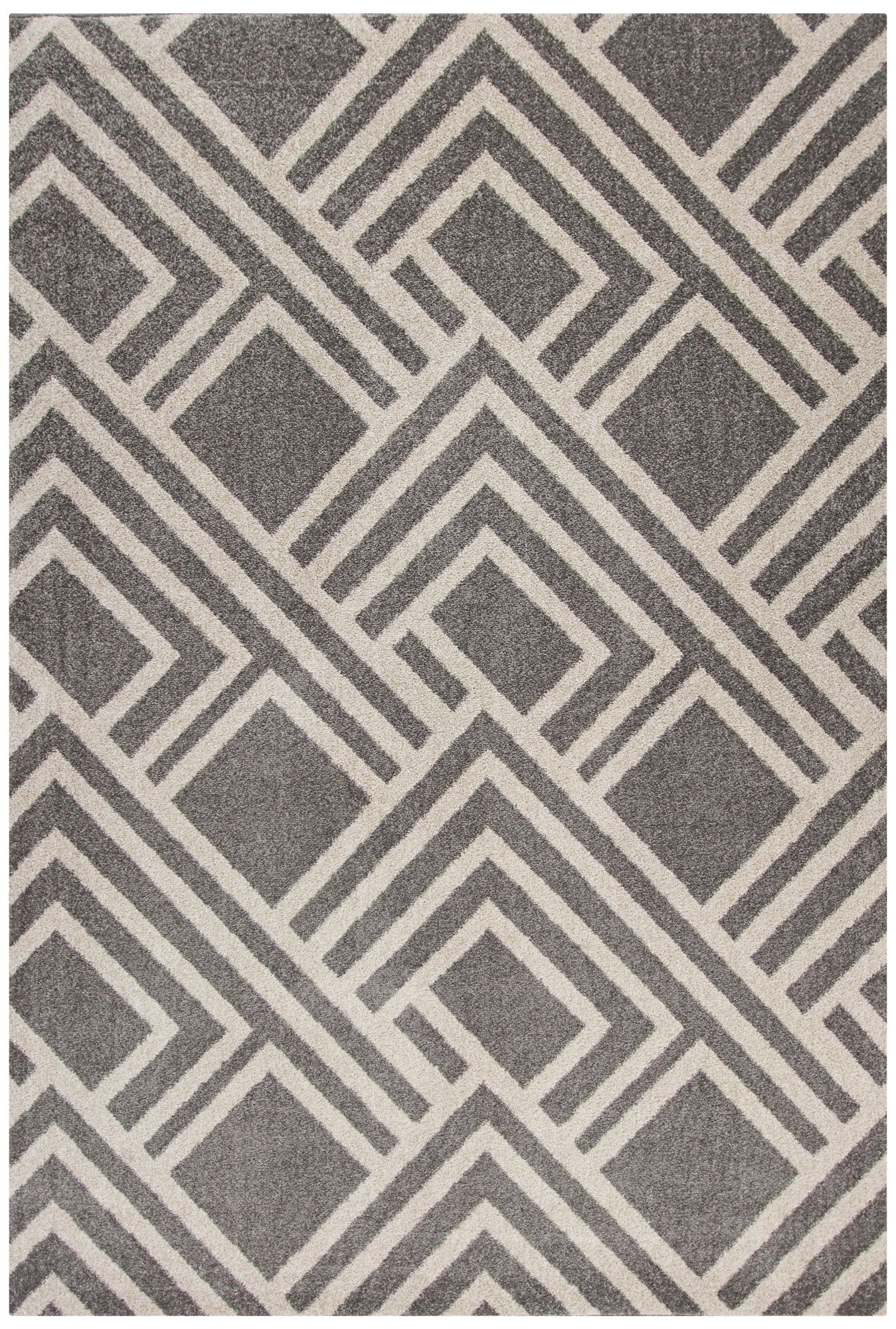 Lucia 2764 Gray Modeme Indoor-Outdoor Area Rug 