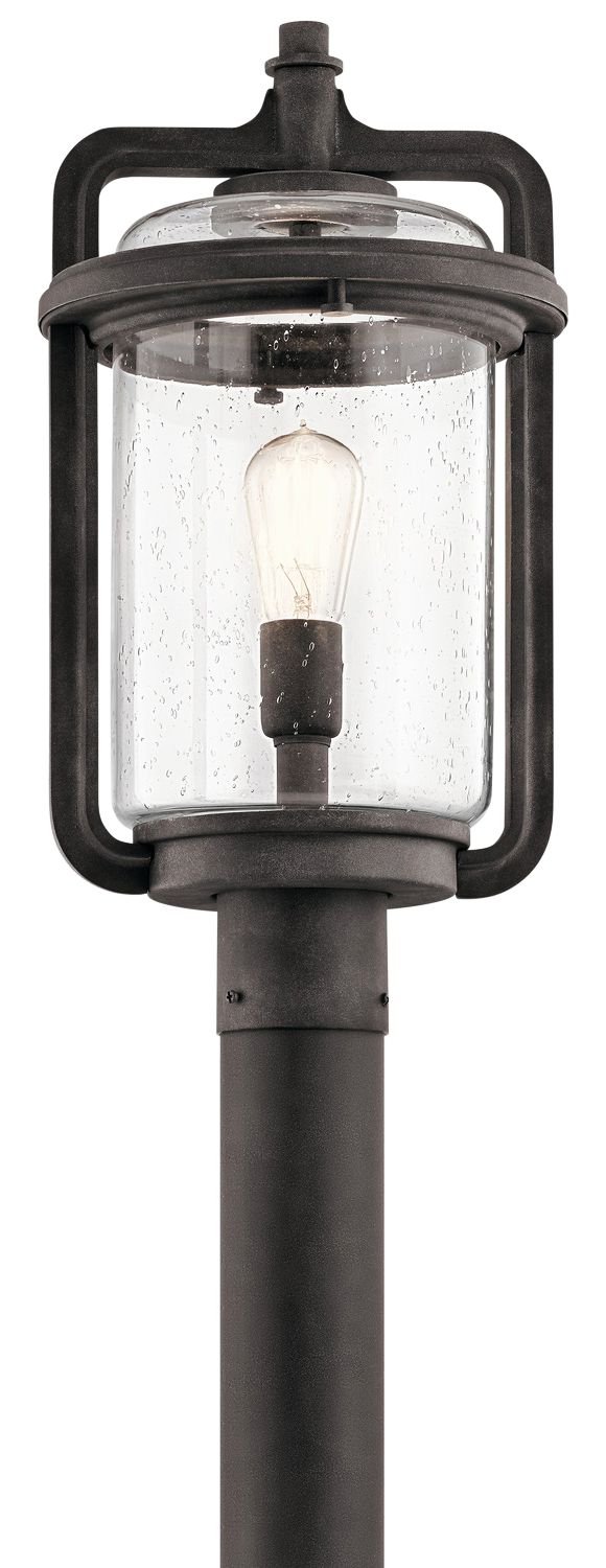 Kichler Andover 19 3/4"H Weathered Zinc Outdoor Post Light