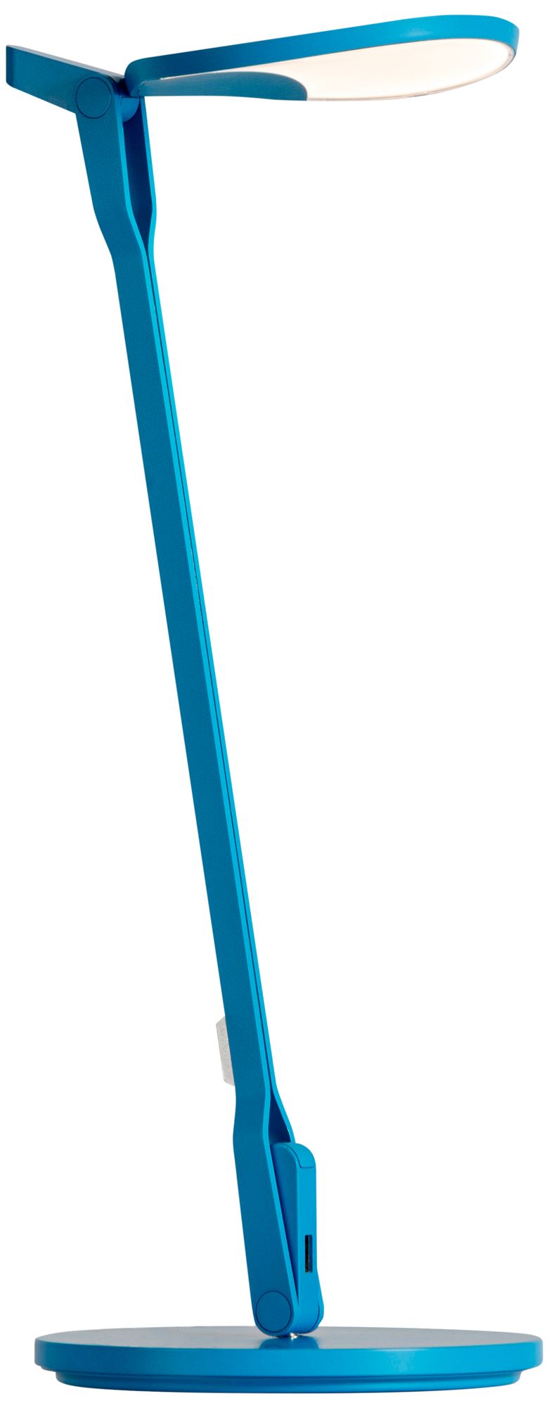 Koncept Splitty Matte Pacific Blue LED Desk Lamp w/ USB Port