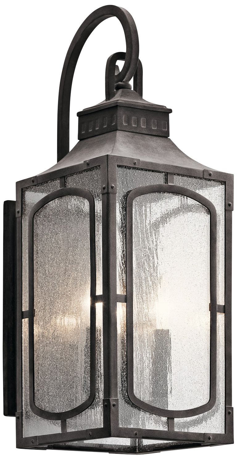 Kichler Bay Village 23"H Weathered Zinc Outdoor Wall Light