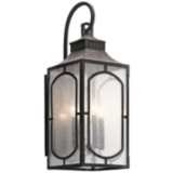 Bay Village 27 1/4&quot; High Weathered Zinc Outdoor Wall Light