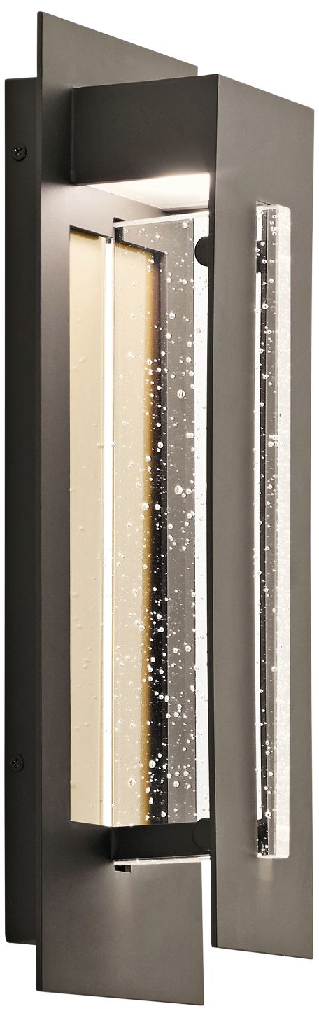 River Path 17 1/2" High Olde Bronze LED Outdoor Wall Light