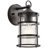 Kichler Mill Lane 10 1/4&quot; High Anvil Iron Outdoor Wall Light