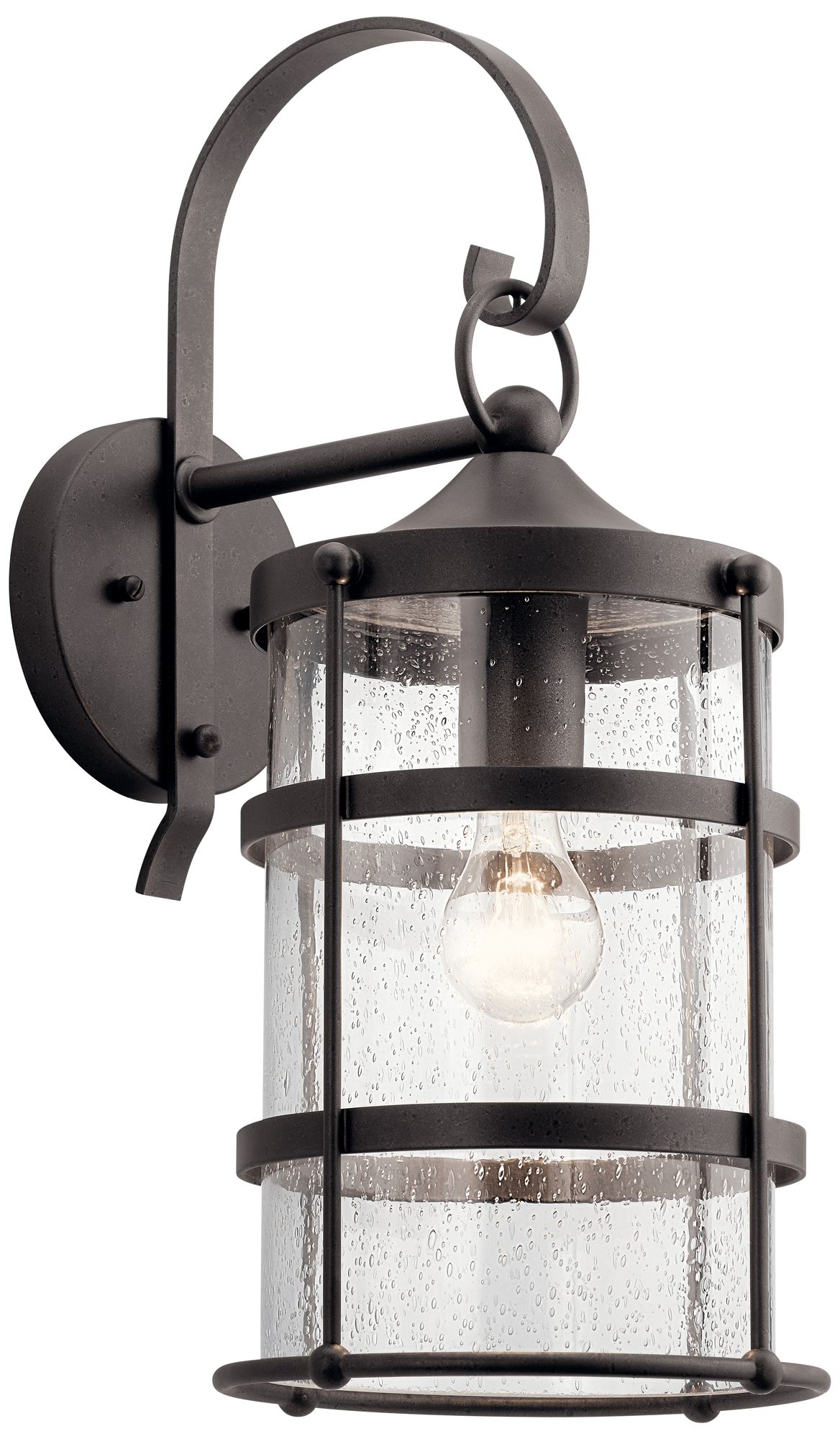 Kichler Mill Lane 21" High Anvil Iron Outdoor Wall Light