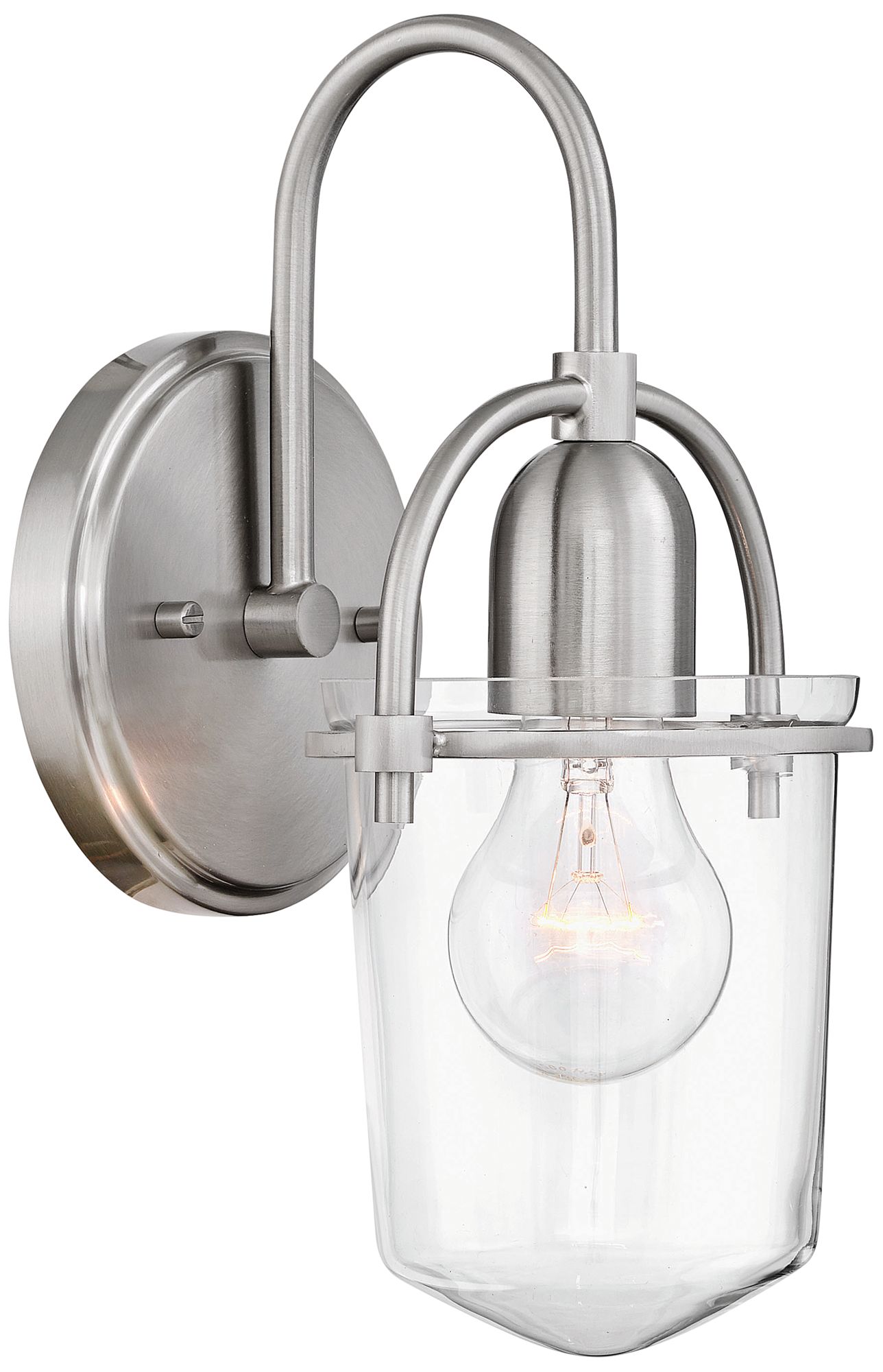 Hinkley Clancy 11 1/4" High Brushed Nickel Wall Sconce