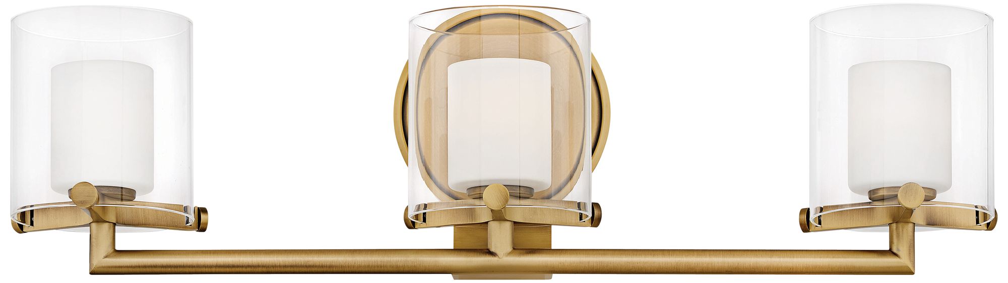 Hinkley Rixon 24" Wide Heritage Brass 3-Light Bath Light