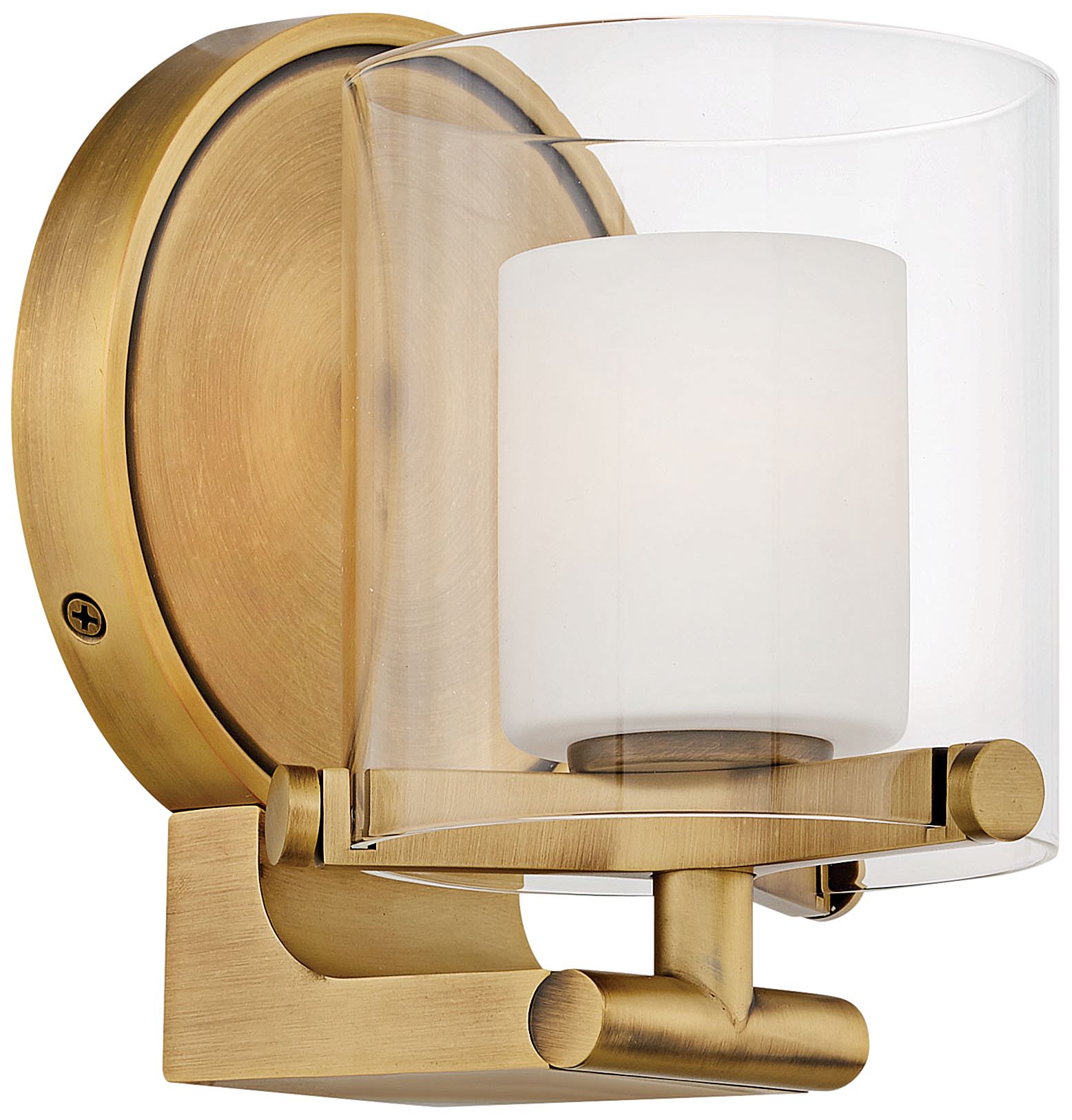 Hinkley Rixon 7" High Heritage Brass Wall Sconce