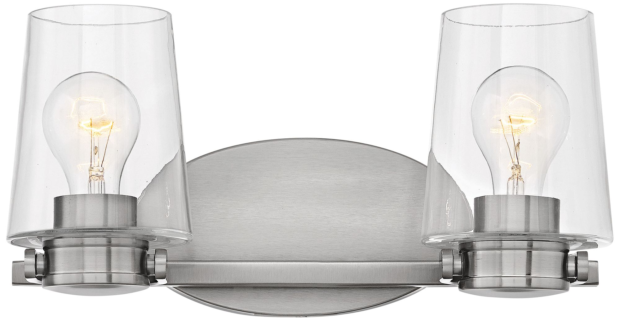 Hinkley Branson 7 1/4"H Brushed Nickel 2-Light Wall Sconce