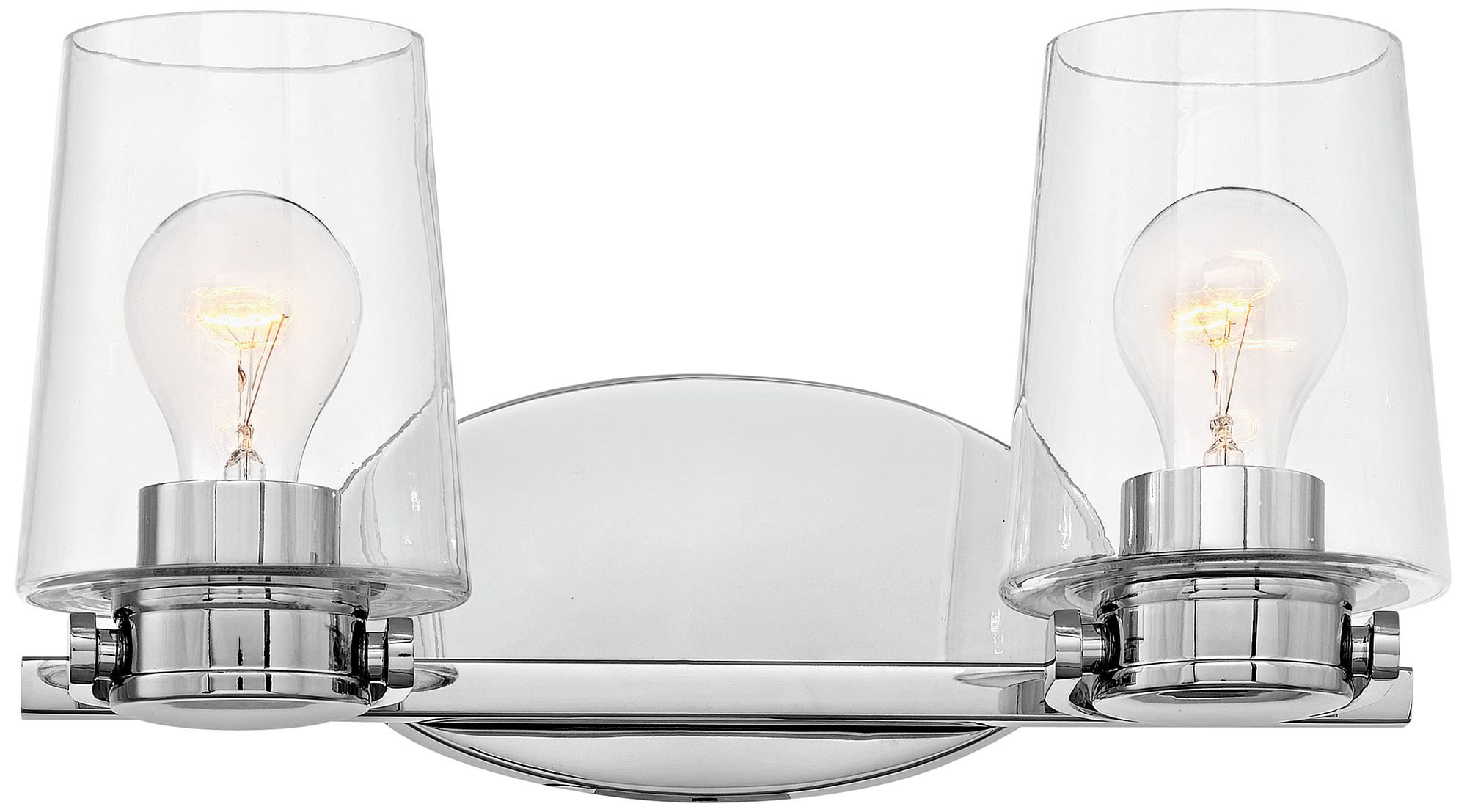 Hinkley Branson 7 1/4" High Chrome 2-Light Wall Sconce