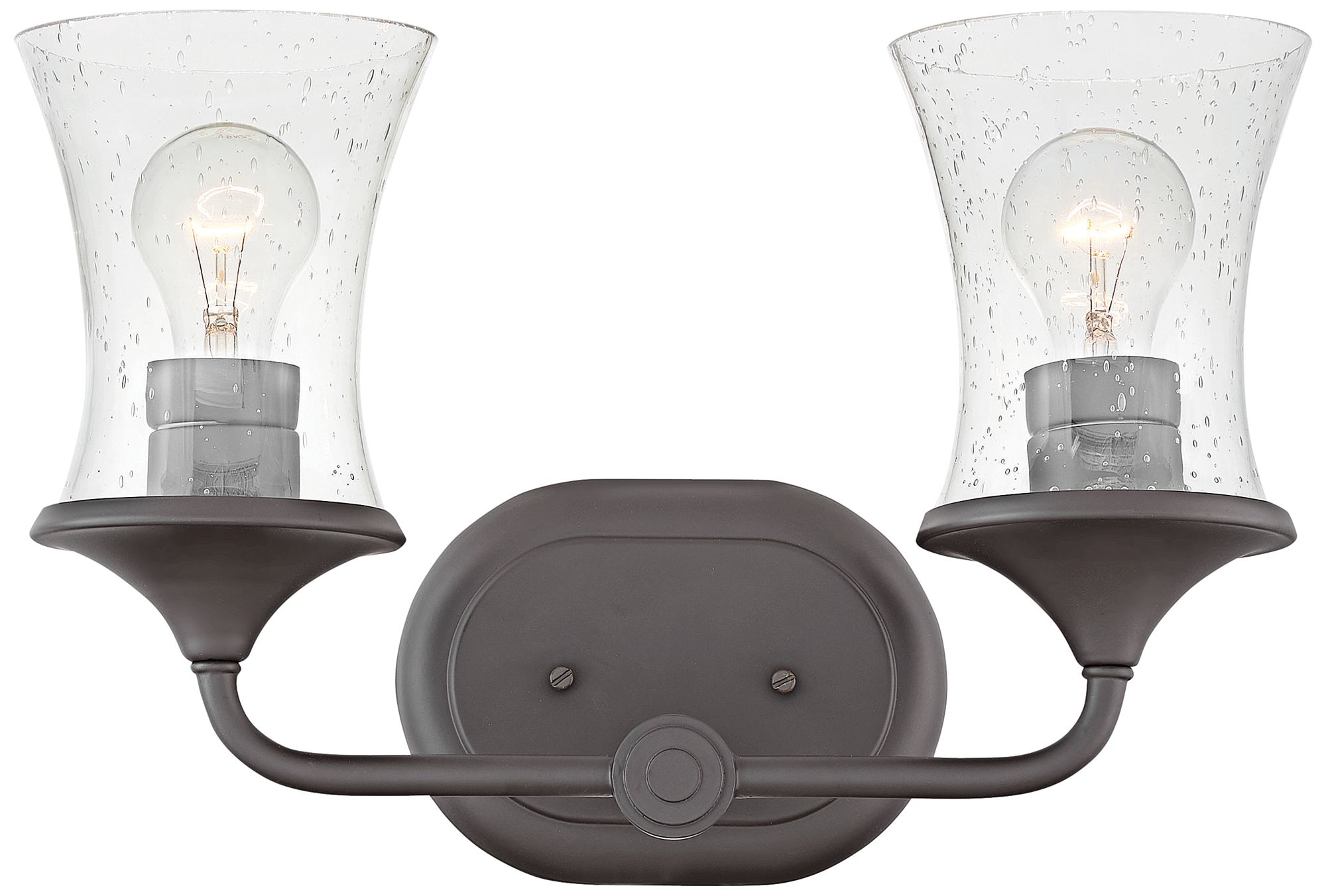 Thistledown 10 1/4" High Buckeye Bronze 2-Light Wall Sconce