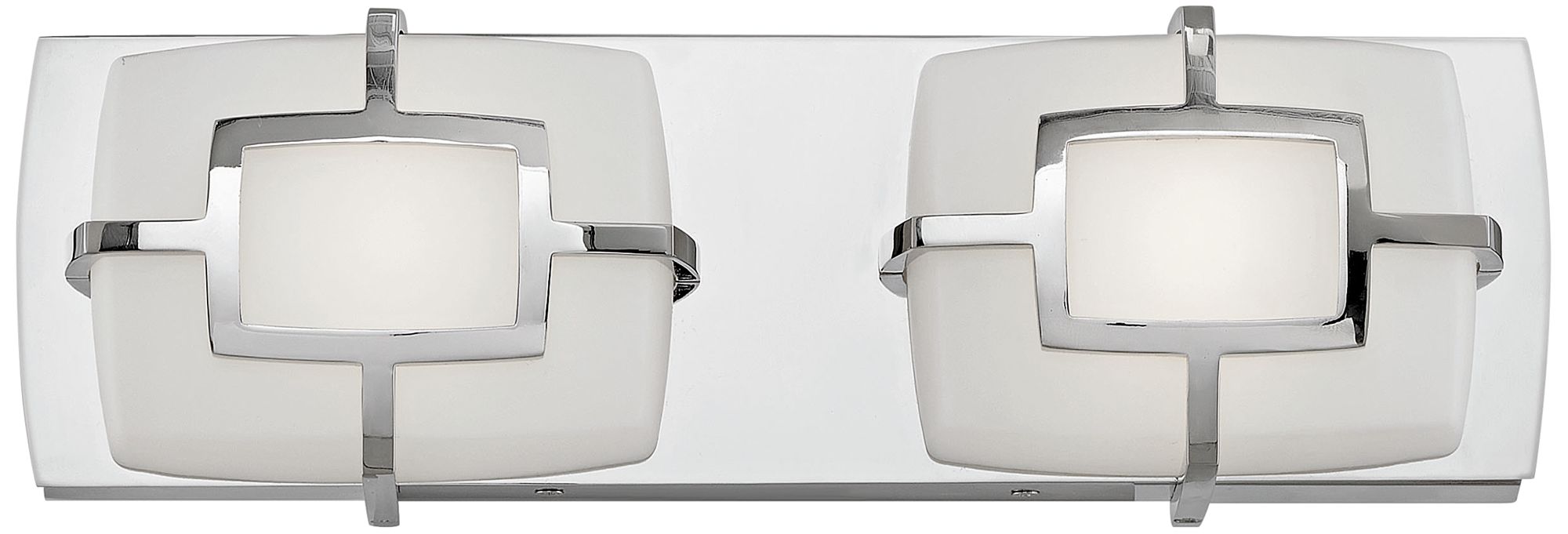 Hinkley Sisley 5"H Polished Nickel 2-Light LED Wall Sconce