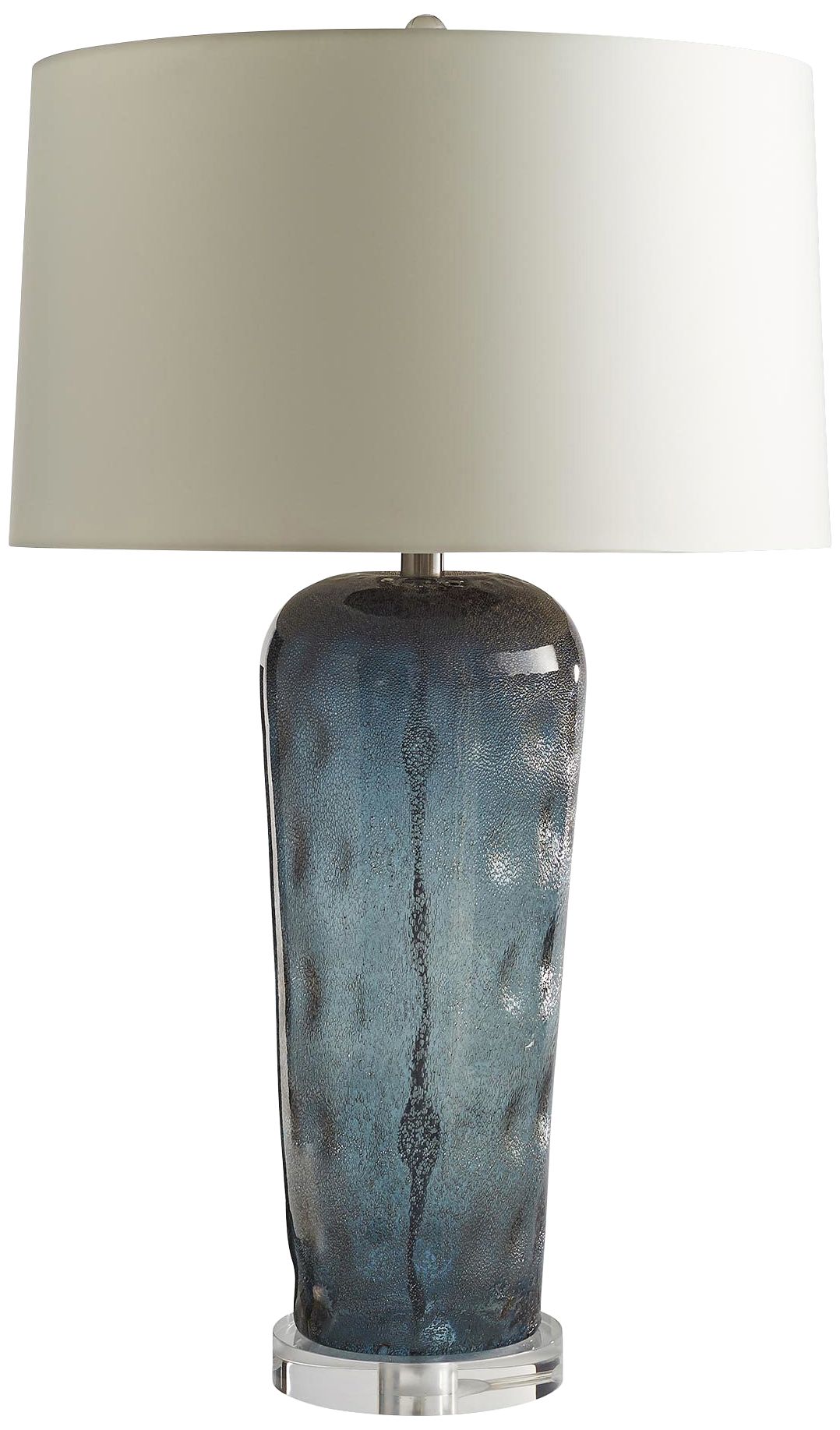 Lainey Sapphire with Metallic Bubble Highlights Table Lamp