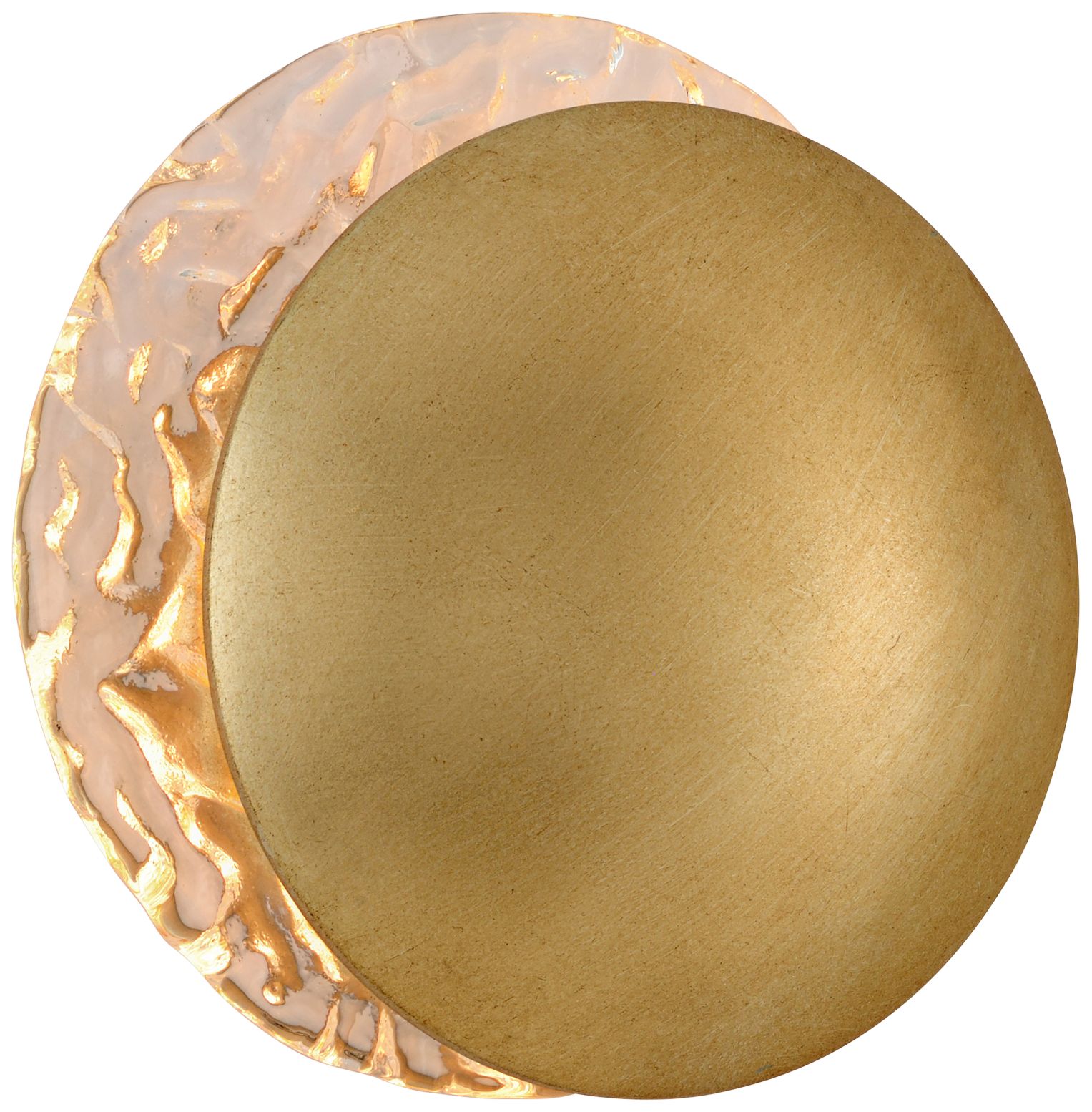 Corbett Libra 8 1/2" High Silver Leaf LED Wall Sconce