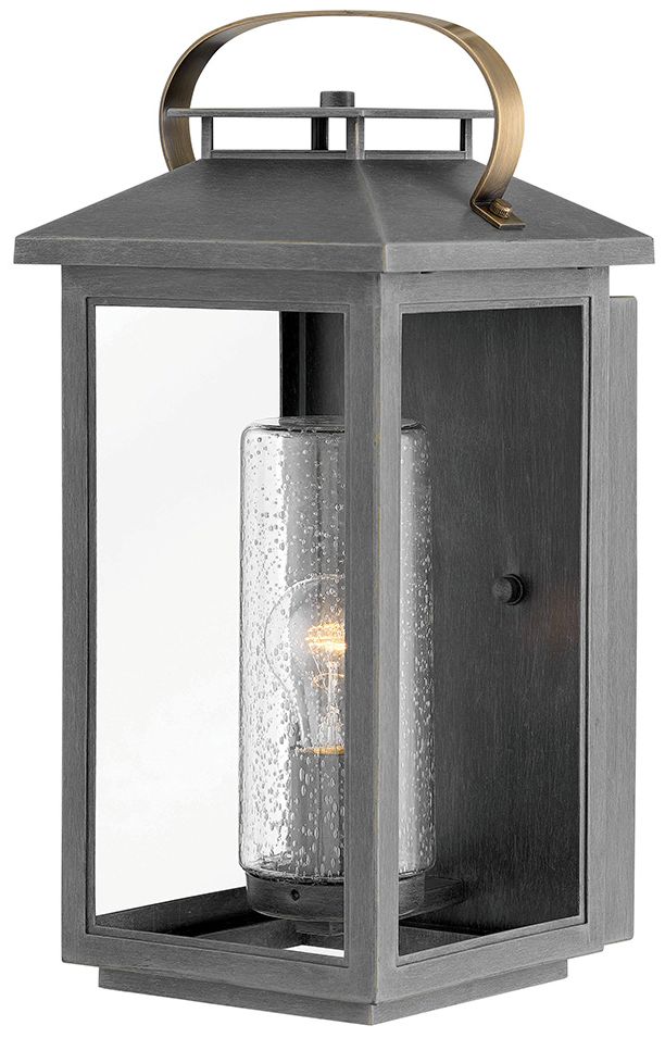 Hinkley Atwater 17 1/2" High Ash Bronze Outdoor Wall Light
