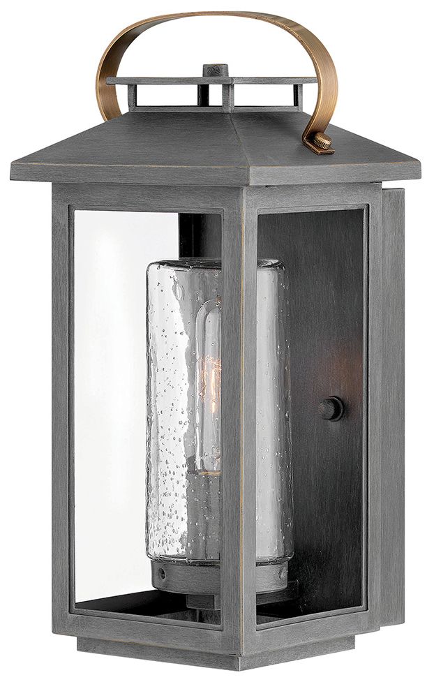 Hinkley Atwater 14" High Ash Bronze Outdoor Wall Light