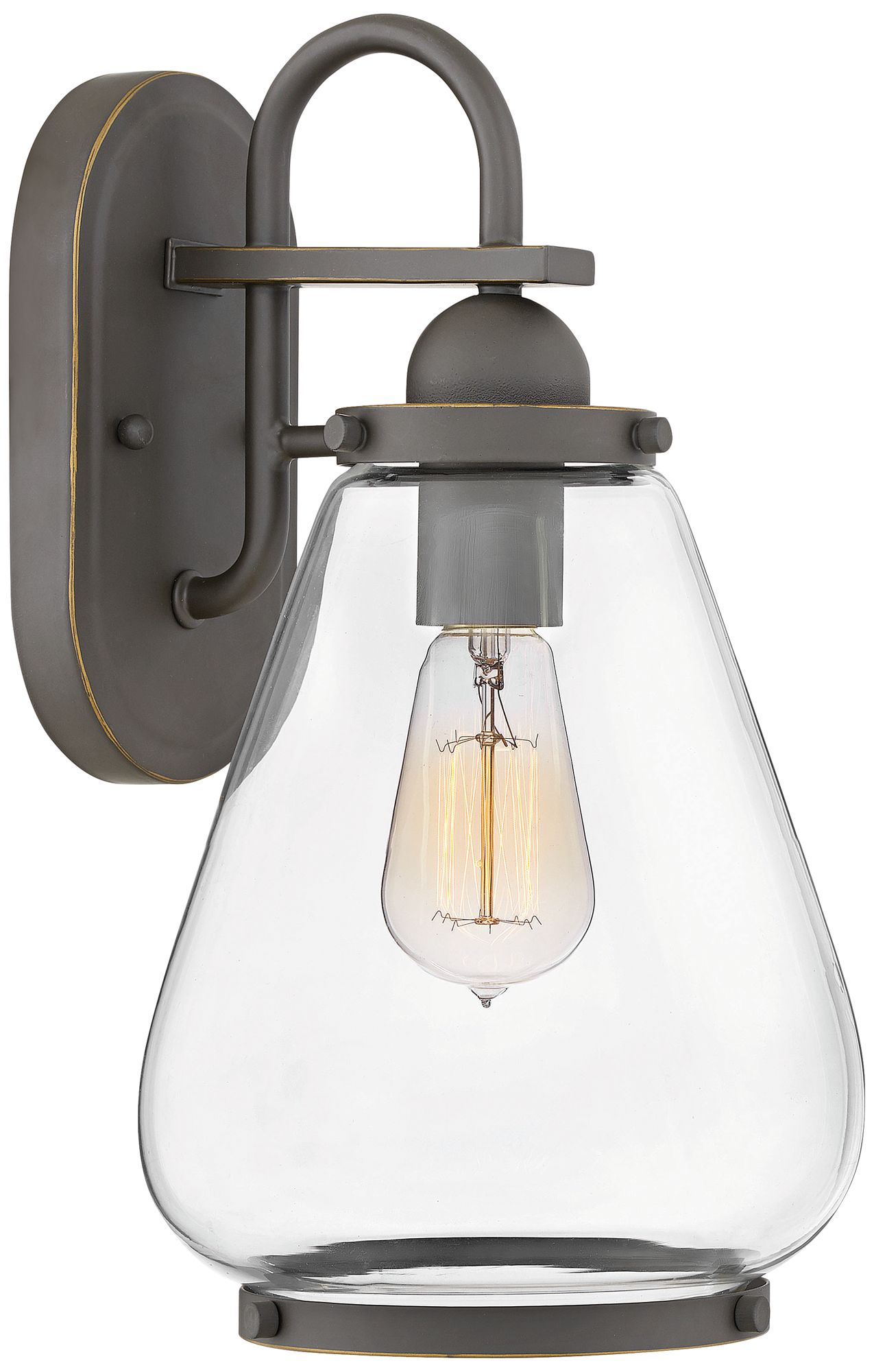 Hinkley Finley 14 3/4"H Oil-Rubbed Bronze Outdoor Wall Light