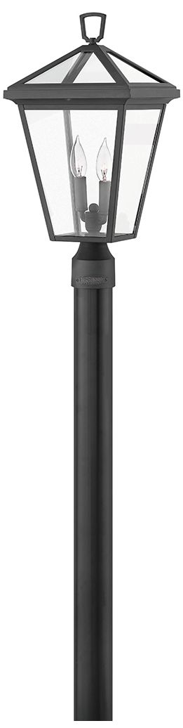 Alford Place 20 1/4" High Museum Black Outdoor Post Light